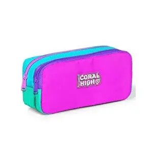 Coral High Çok Renkli İki Bölmeli Kalem Çantası 12117
