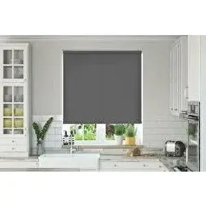 Özel Jaluzi Antrasit Mat Stor Perde Etek Dilimsiz Güneşlik Perde Güneşlik Stor Perde 150x200 cm
