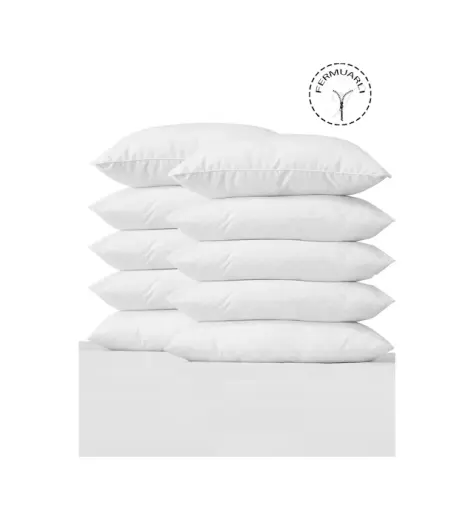 Vionel Home Pamuklu Beyaz İç Astar Fermuarlı Yastık Kılıfı 50 x 70 CM 10'lu