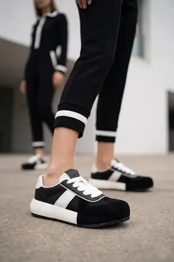 Elit HML2033 Kadın Klasik Sneaker Siyah