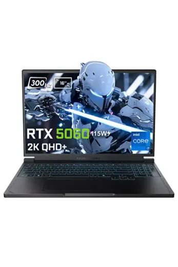 RS16 i7-14700HX 16 GB DDR5 1 TB SSD RTX 5060 8 GB 115W 16 inç 2K QHD+ 300Hz FDos Gaming Laptop