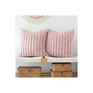 Enc Home 43*43 Pembe Siena Kırlent Kılıfı