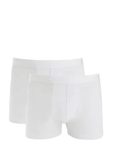 Beyaz 2li Boxer Seti