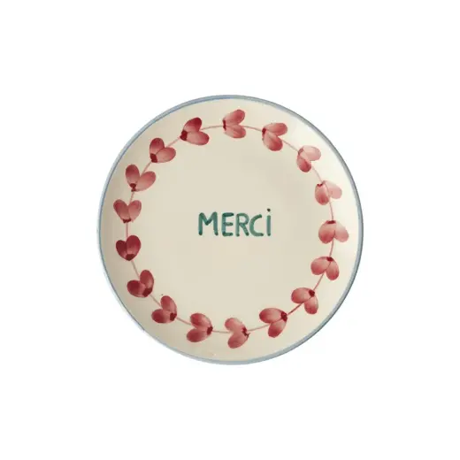 Rice El Yapımı Seramik Tatlı Tabağı - Merci