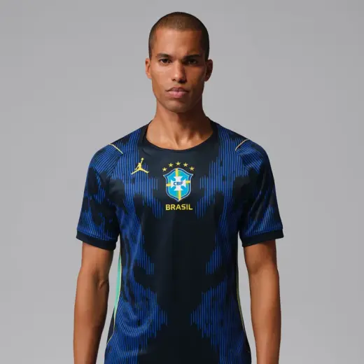Nike Dri-FIT Erkek Lacivert Futbol T-Shirt