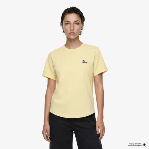 Converse Kadın Krem T-Shirt
