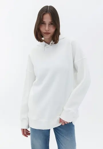 Oversize Kapüşonlu Sweatshirt