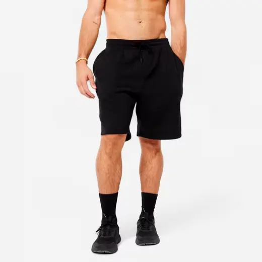 Erkek Spor Şortu - Ultra Siyah - Fitness