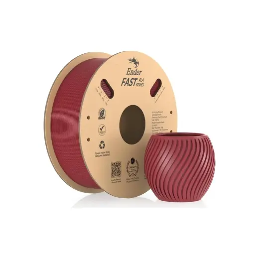 Creality Ender Fast Ateş Kırmızı 1.75 MM Pla 3D Baskı Filamenti -