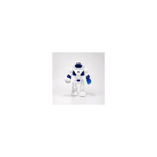 Esranın Dünyası Oyuncak Işıklı Sesli Hareketli Robot Oyuncak 23 cm LED Efektli Pilli Dans Eden Akıllı Robot (Beyaz)