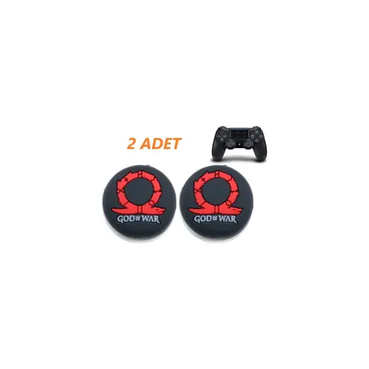 Feza Ps4 Dualshock 4 2 Adet God Of War Kabartma Desenli Analog Başlığı