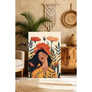 Mgi Design Şık Maksimalist Sanat Skandinav Tarzı Kanvas Tablo Şık Duvar Dekoru | Modern Duvar Dekoru | Salon, Yatak Odası Ve Ofis İçin | Sanatsal Ev Dekorasyonu 70x100 cm