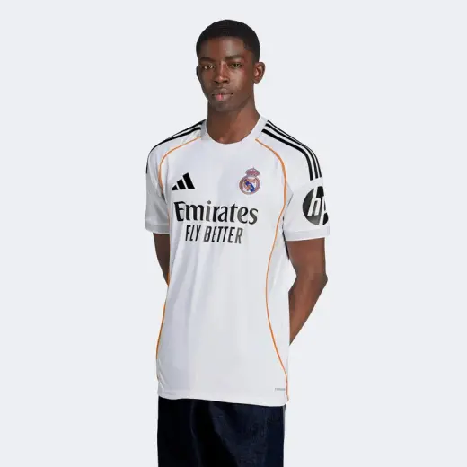 adidas Real Madrid 25-26 İç Saha Erkek Beyaz Futbol Forması