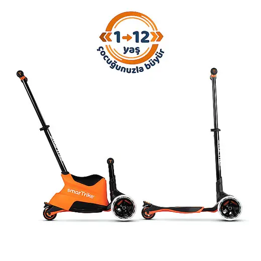 SmarTrike Xtend Büyüyebilen Ride On Scooter (1 - 12 Yaş) - Orange