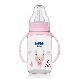 744 Wee Baby Kulplu PP Biberon 150ml Pembe