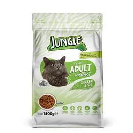 Jungle Tavuk-Balıklı Yetişkin Kedi Maması 1.5 Kg 2