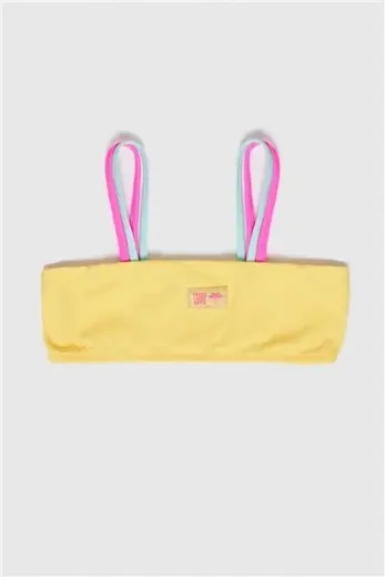 Tyess Kız Çocuk Sarı Bikini Üstü