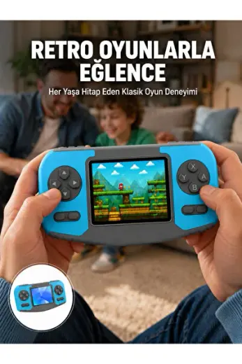 Mini Arcade Oyun Konsolu Hafif Taşınabilir Çocuk Hediyelik