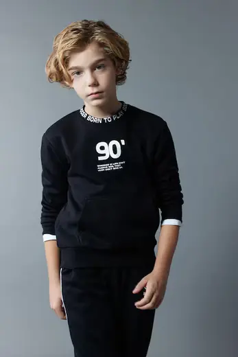 Baskılı Sweatshirt Erkek Çocuk