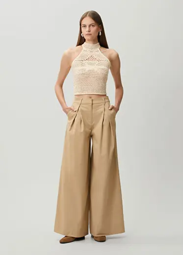 Avelino Camel Pantolon