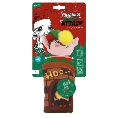 M-Pets Christmas Elf Ödül Hazneli Köpek Oyuncağı 7x23x8cm