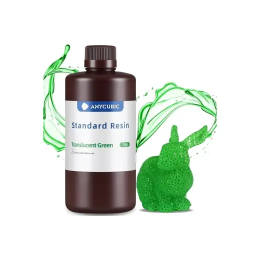 Anycubic Anycubic Standart Reçine Hd Yarı Saydam Yeşil 1 kg