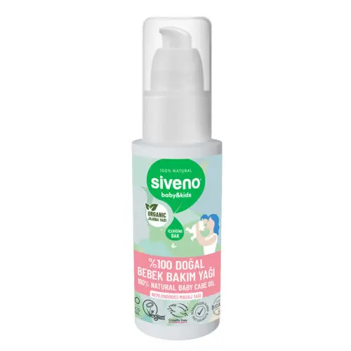 Siveno %100 Doğal Bebek Bakım Yağı 50 ml