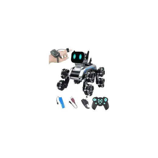 Die Grup Uzaktan Kumandalı Işıklı Robot Köpek, Müzikli ve LED Işıklı, Eğlenceli Oyun