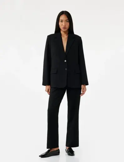 Slim Fit Cepli Cigarette Kumaş Pantolon