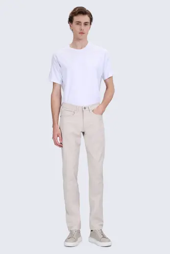 Taş Regular Fit 5 Cepli Pamuklu Kot Pantolon