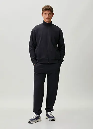 Lacivert Jersey Pantolon
