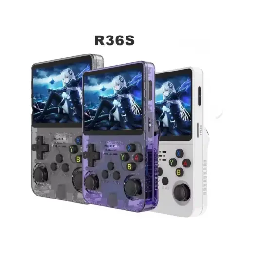 Azurtech R36S Oyun Konsolu El Atarisi Arkos Işletim Sistemi 64 GB Hafıza 21.000 Oyun 3.5 Inch Ekran