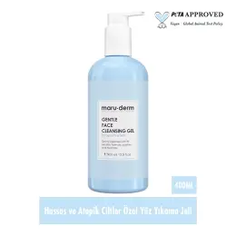 Maruderm Hassas ve Atopik Ciltler İçin Yüz Yıkama Jeli 400 ml 1