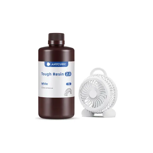 Anycubic Uv Tough(Sert Esnek) Reçine 2.0 1kg Beyaz