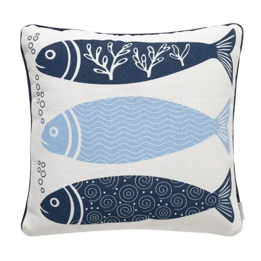 Mudo Home Mari̇n Ocean Kirlent Laci̇vert 45x45 Cm