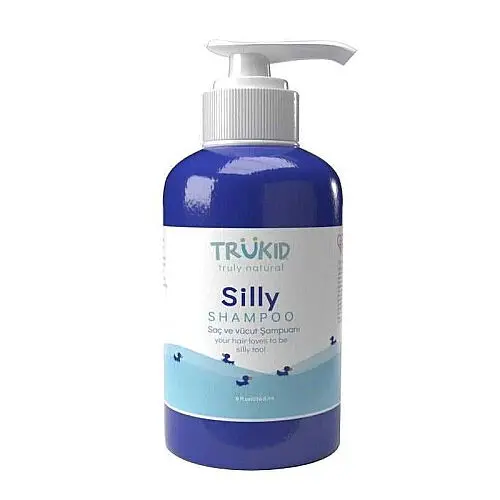 Trukid Silly Bebek ve Çocuklar İçin Doğal Saç ve Vücut Şampuanı 236 ml