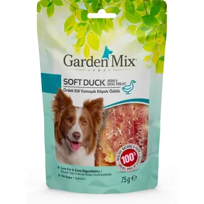 Garden Mix Soft Duck Ördek Etli Yumuşak Köpek Ödül Maması 75gr