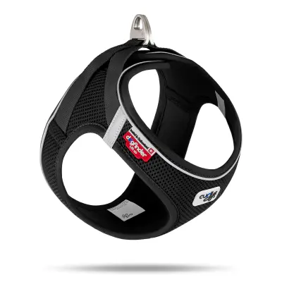 Curli Vest Harness Köpek Göğüs Tasması 35-40cm (Siyah) [XS]