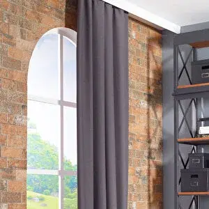 Nova Blackout Fon Perde 150x260 cm Gri
