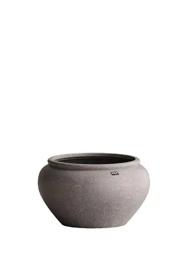 Sia Gri Beton Saksı