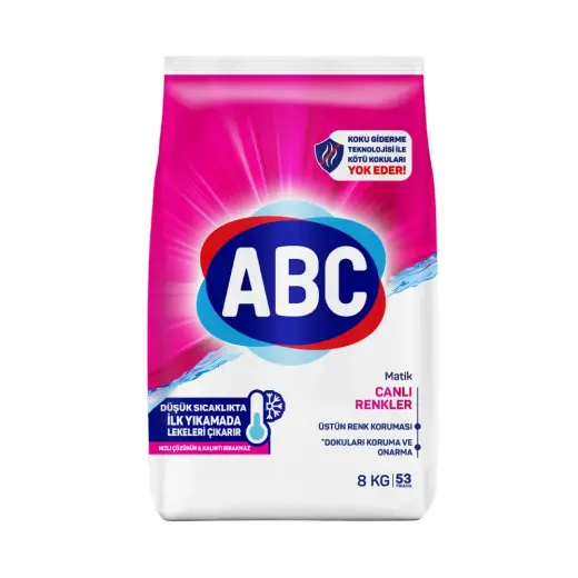 Abc Toz Deterjan Renkli 8 Kg