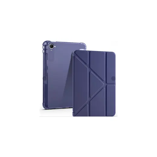 Fuchsia Xiaomi Pad Mini 8.8 Inç ile Uyumlu Kalem Bölmeli Uyku Modlu Katlanabilir Trifolding Tablet Kılıfı