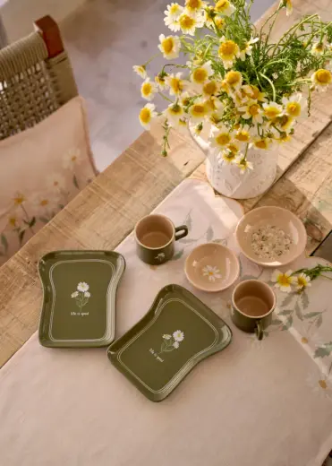 Daisy 8 Parça 2 Kişilik Tost Kahvaltı Takımı