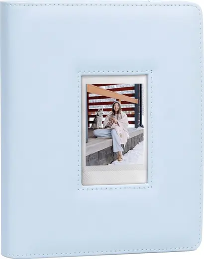 Instax Mini Film Uyumlu 288'li Mavi Albüm