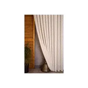 Vivense Vi̇skonlu Şantuklu Tül Şampanya 1-2 Seyrek Pi̇le 200x260
