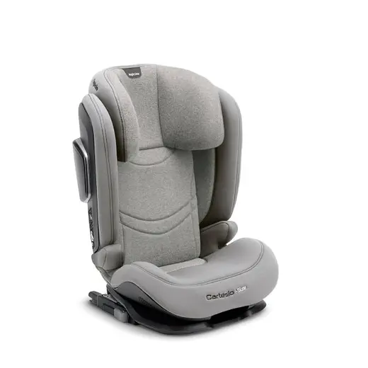 Inglesina Cartesio i-Size Isofix Oto Koltuğu 100-150 cm (3-12 Yaş) 7 Kademe Baş Desteği - Moon Grey