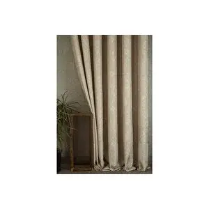 Vivense Fon Perde Pri̇zma Desen Açik Bej 1-3 Sik Pi̇le 60x260