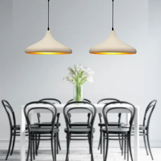 Apliqa Pera Beyaz 2li Modern Retro Sarkıt Mutfak Salon Avize-sarkıt Seti