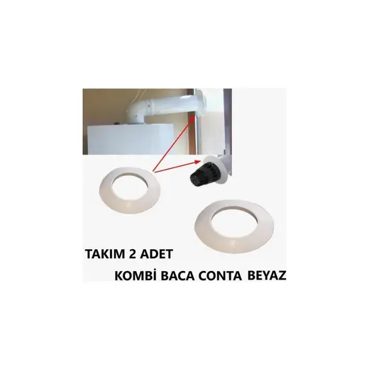 Master Kombi Baca Lastik Cam Balkon Baca Borusu Hava Sızdırmaz Conta Beyaz