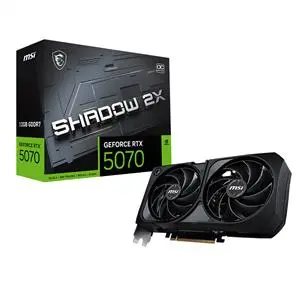 MSI GeForce RTX 5070 SHADOW 2X OC 12G GDDR7 192Bit DLSS 4 Ekran Kartı